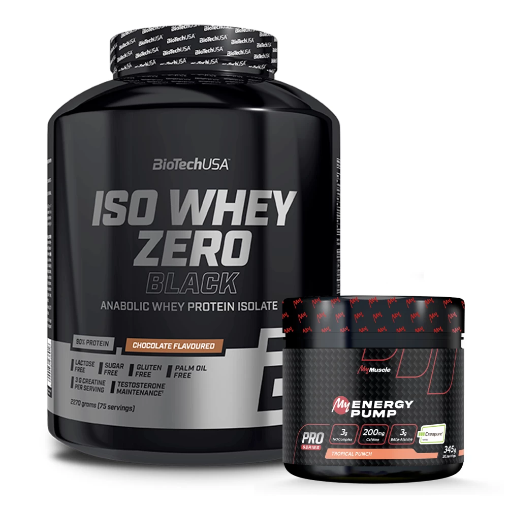 Pack Iso Whey Zero Black + My Energy Pump