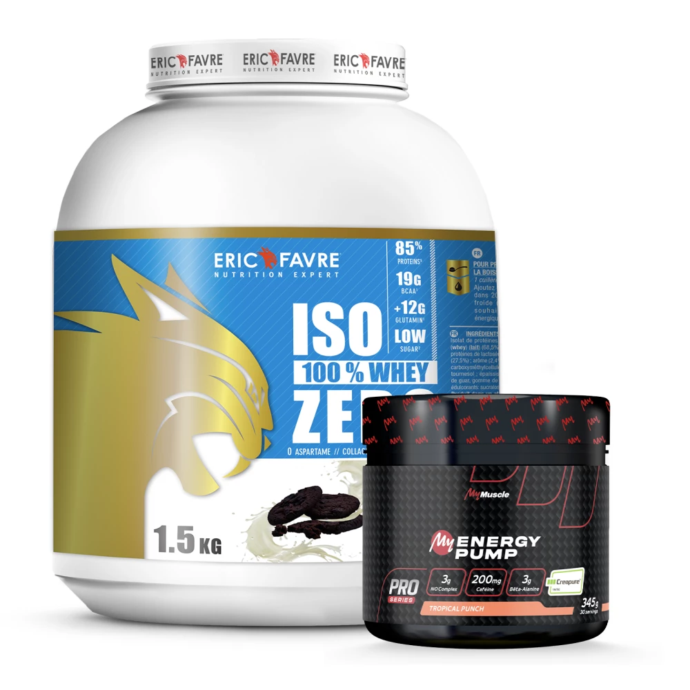 Pack Iso 100% Whey Zero + My Energy Pump