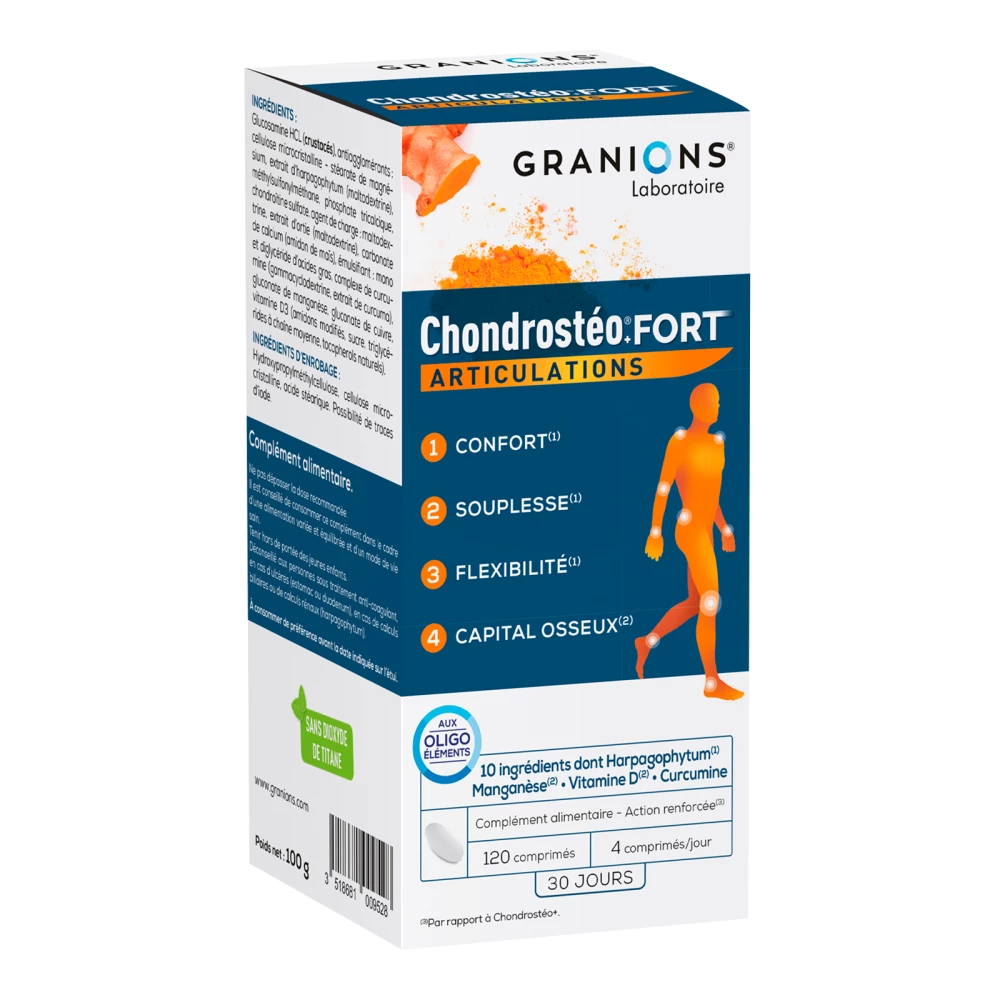 Chondrostéo®+ Fort - Laboratoire des Granions